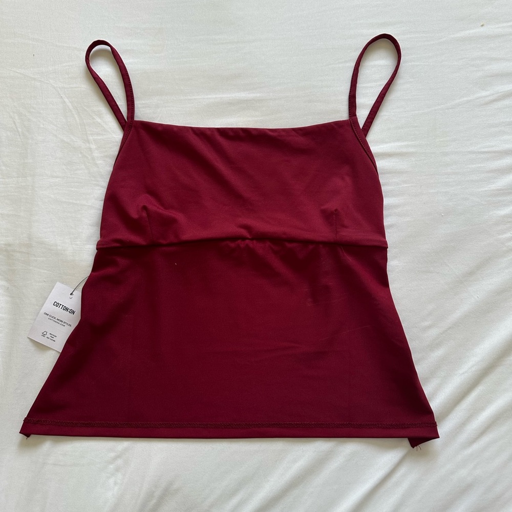 Burgundy COTTON ON Women's Top
